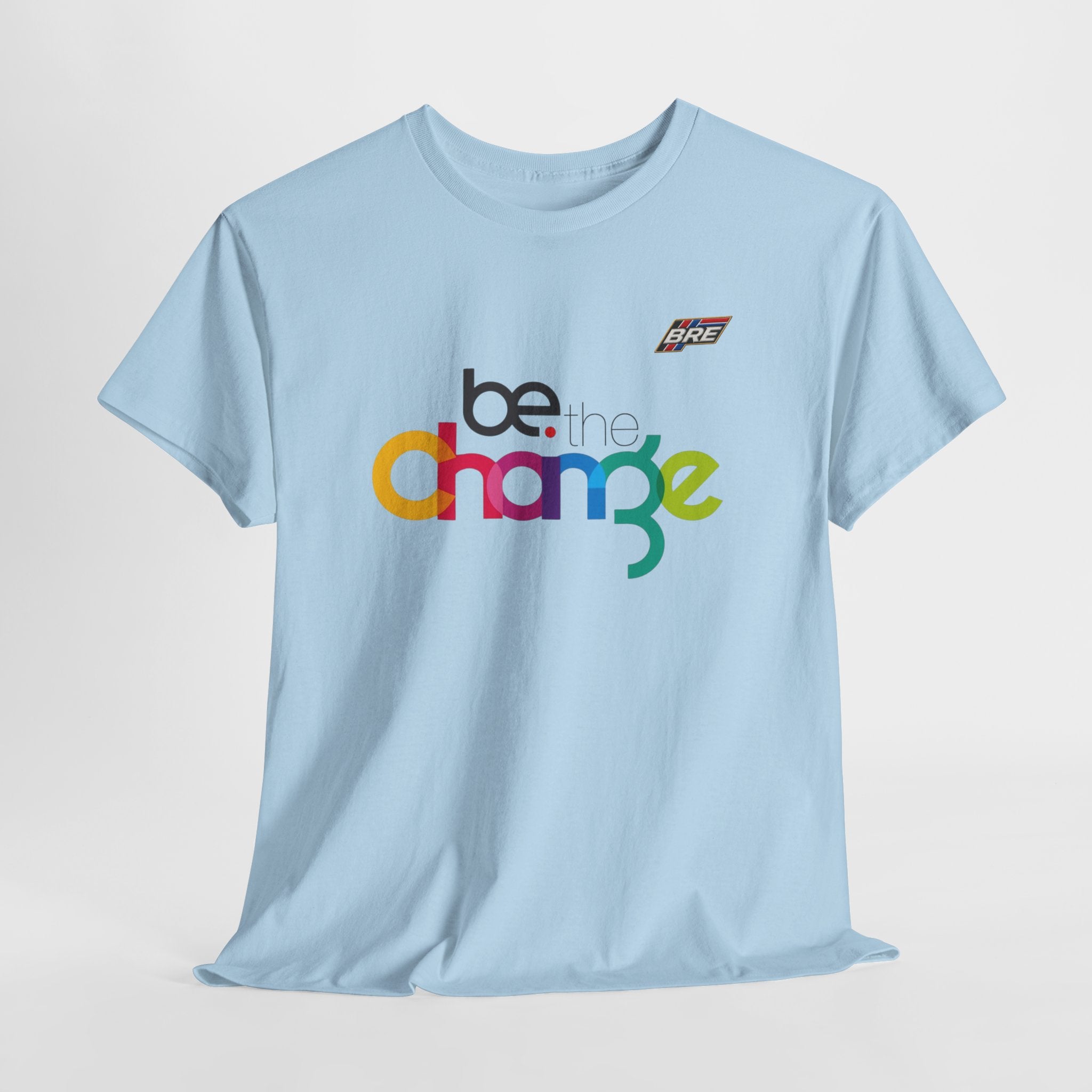 Be Change Colorful Graphic Tee — Inspirational LGBTQ+ Pride Shirt