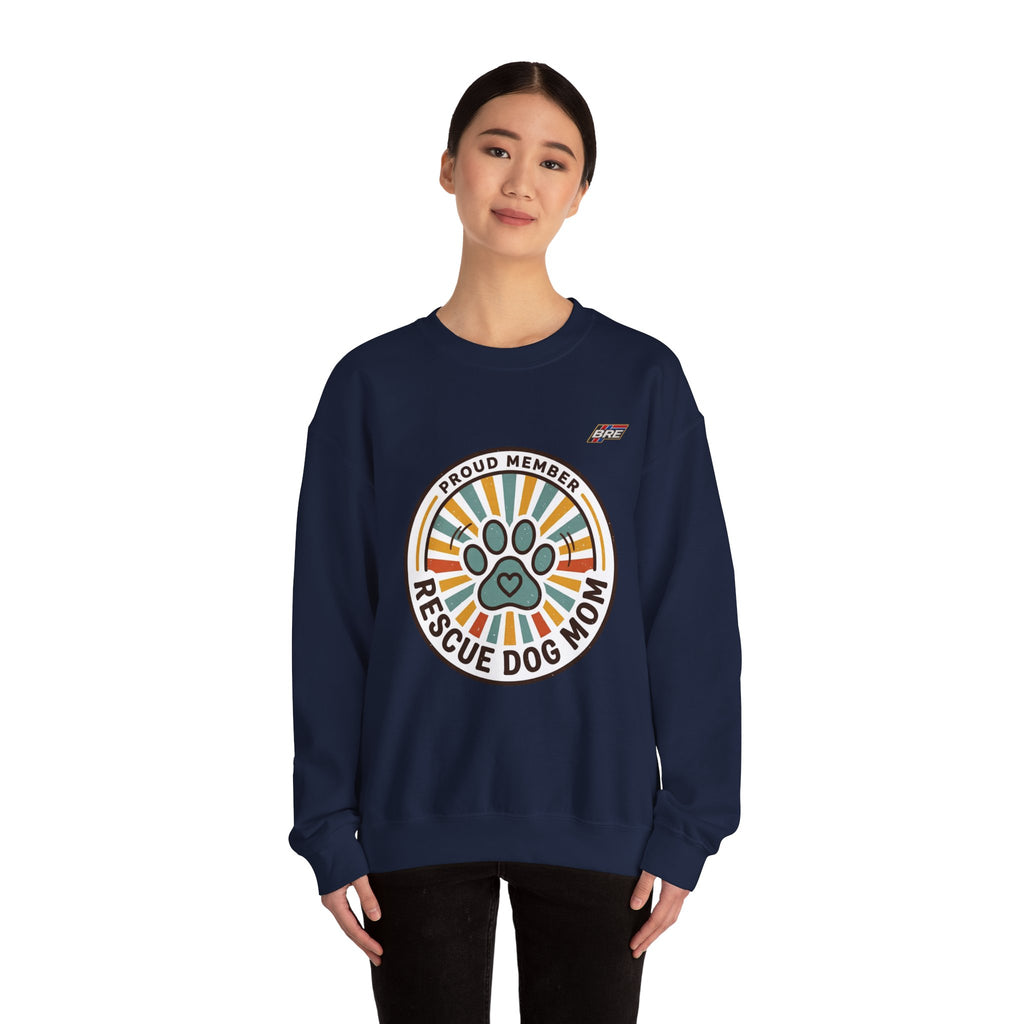 Rescue Dog Mom Sweatshirt | Rescue Pride, Fur Baby Crewneck