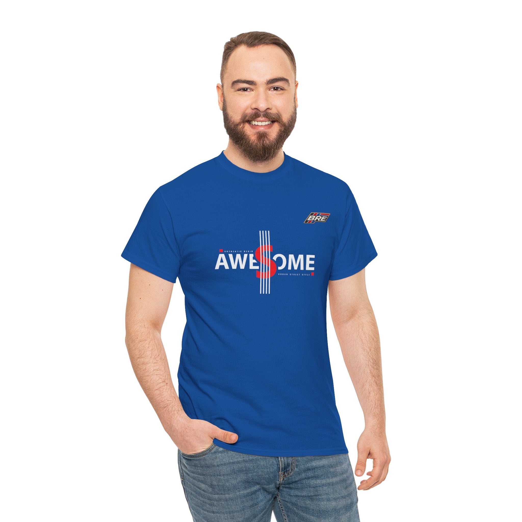 Awesome 5 Racing T‑Shirt — Retro Motorsports Graphic Tee
