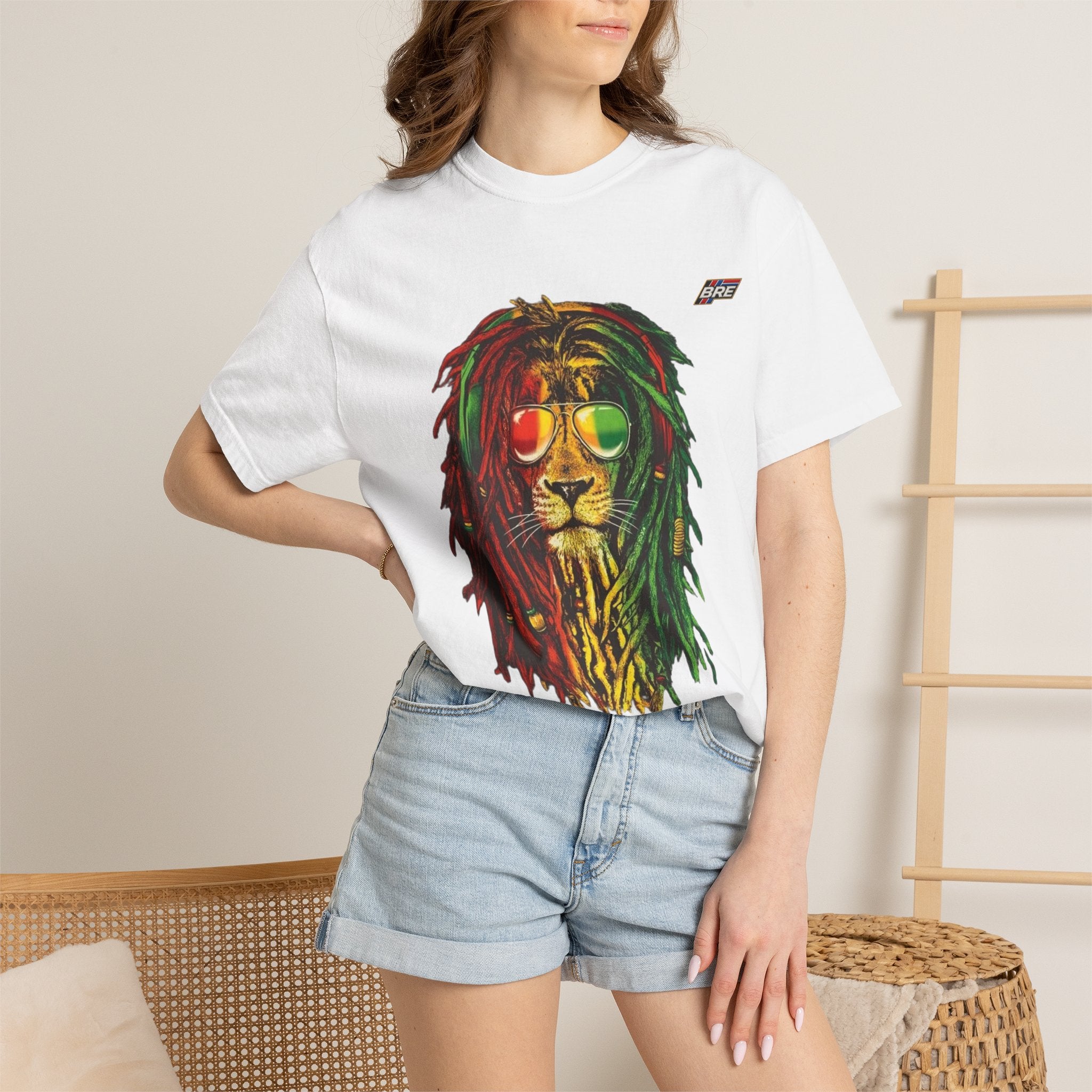 Rasta Lion T‑Shirt — “Do It for the Culture” Afro Reggae Tee