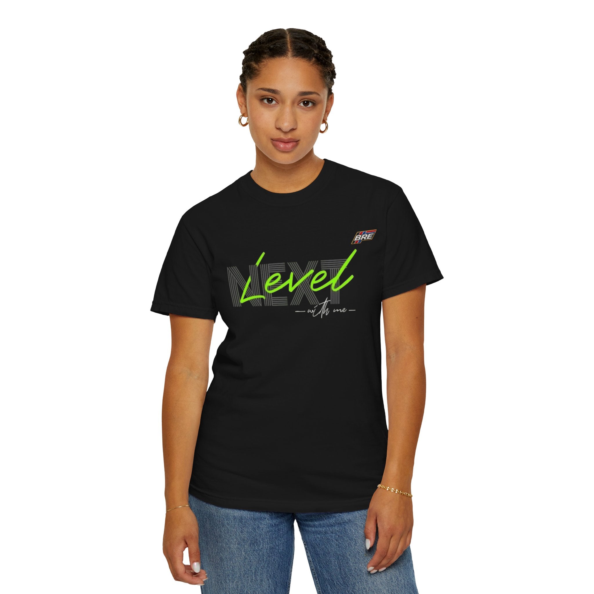 Level Up T-Shirt — Neon Script Graphic Tee