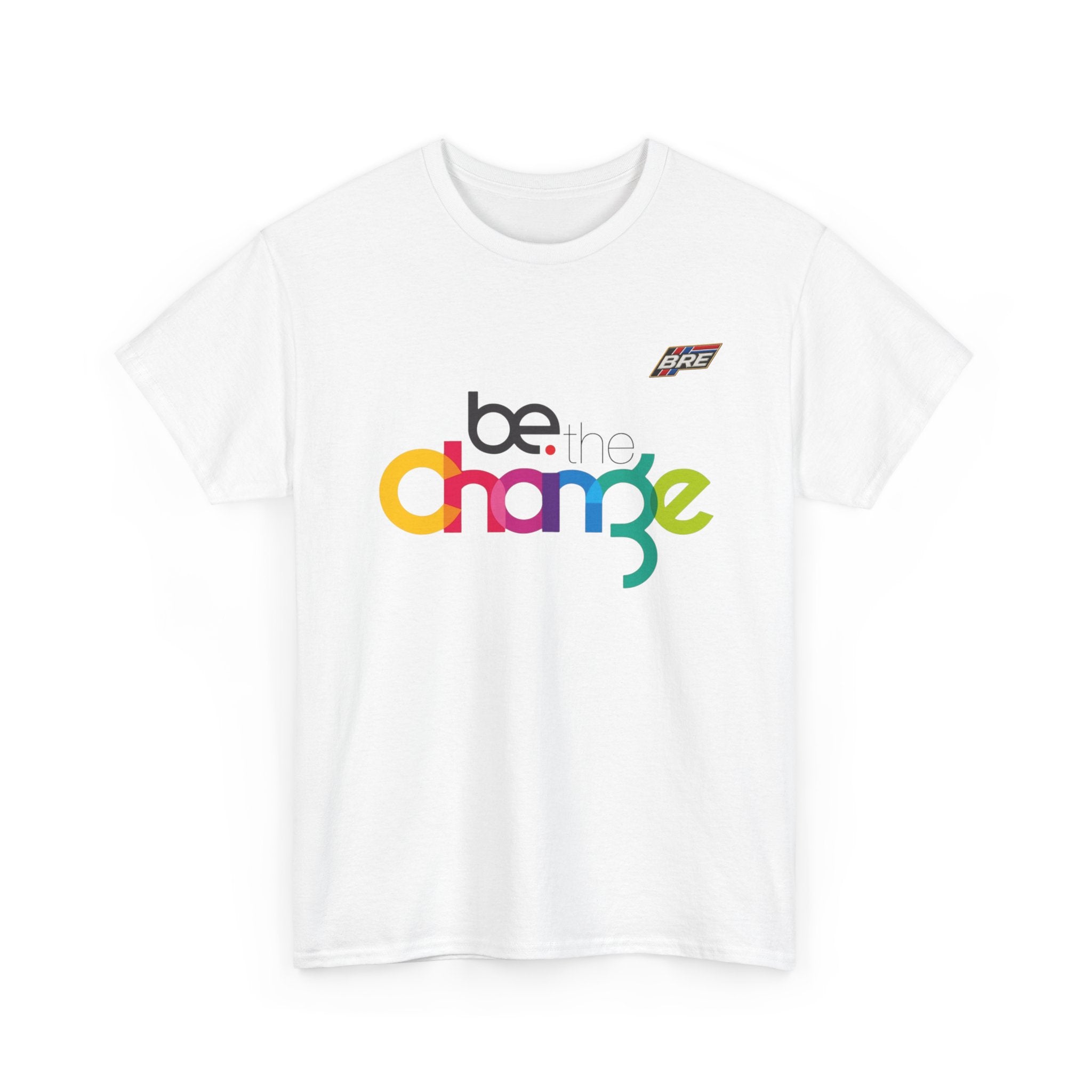 Be Change Colorful Graphic Tee — Inspirational LGBTQ+ Pride Shirt