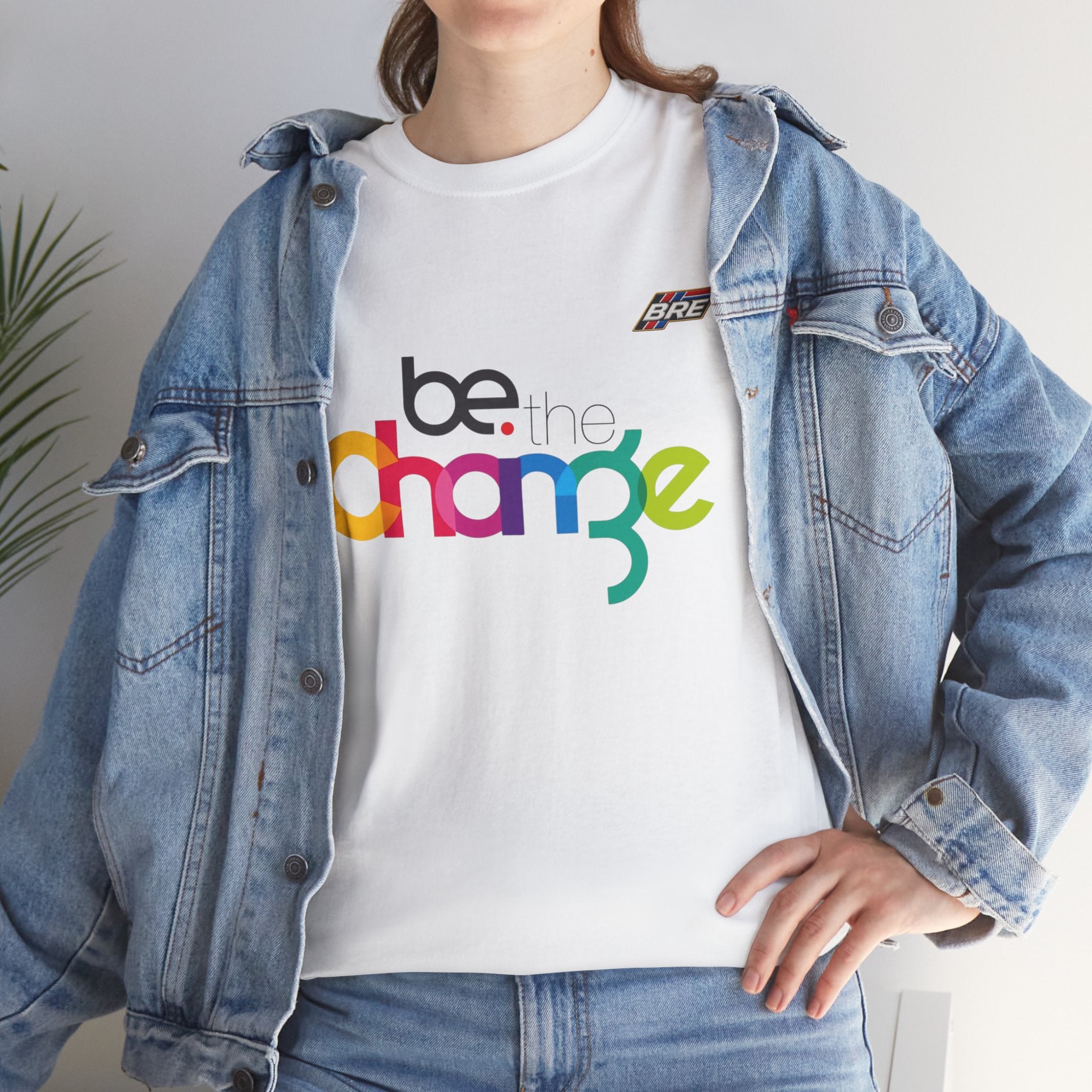 Be Change Colorful Graphic Tee — Inspirational LGBTQ+ Pride Shirt