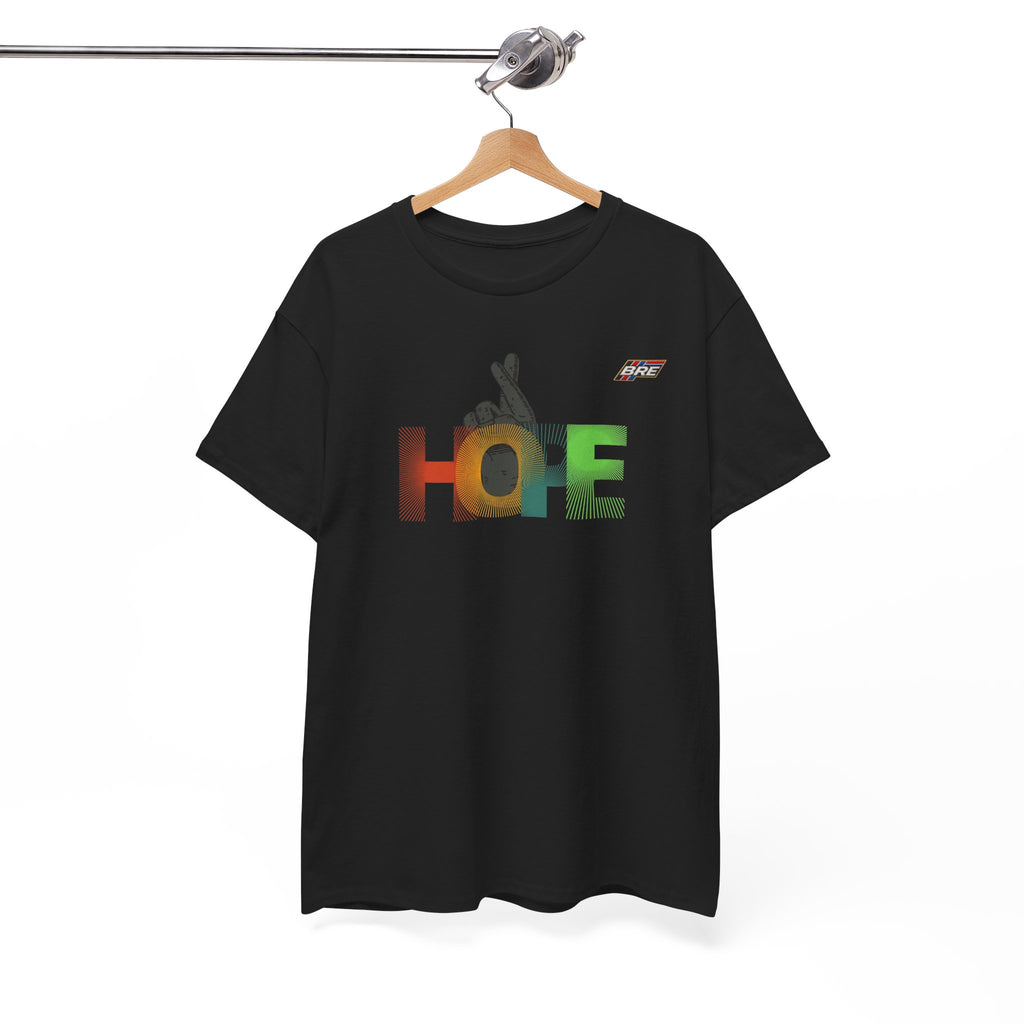 Hope Peace Sign Tee — Rainbow HOPE Graphic T-Shirt