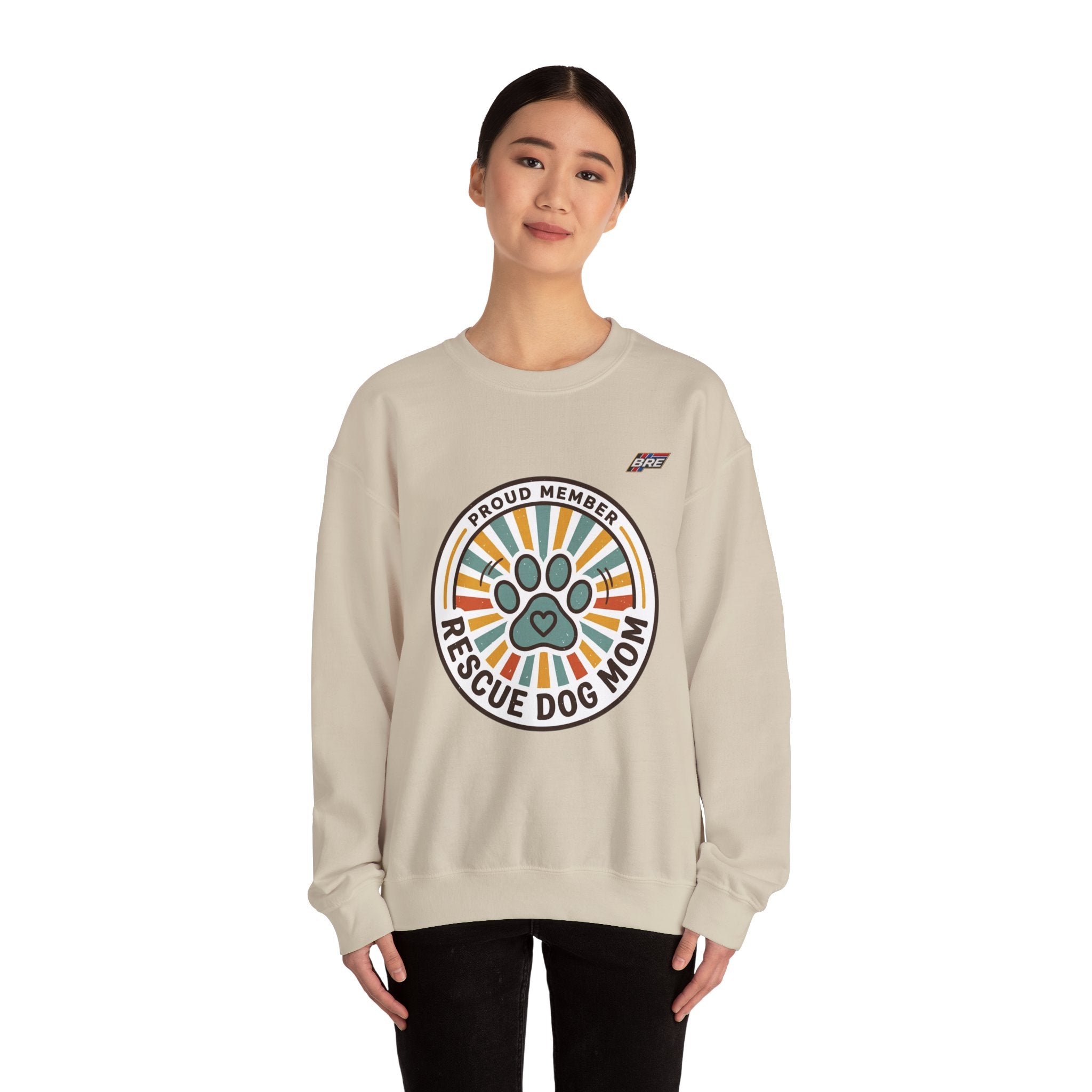 Rescue Dog Mom Sweatshirt | Rescue Pride, Fur Baby Crewneck