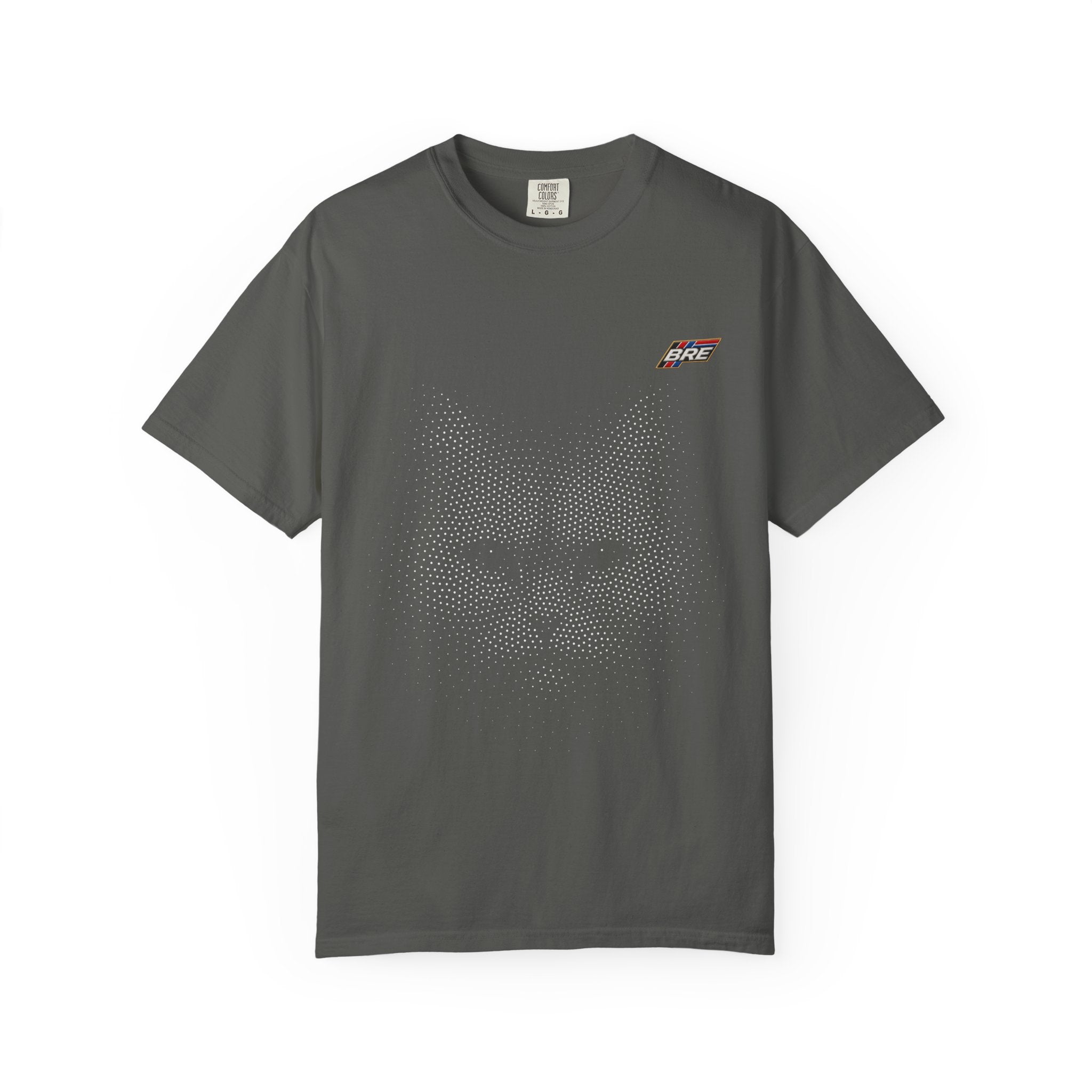 Cat Dots Graphic T-Shirt — Subtle Cat Face Tee with 'Babe' Accent