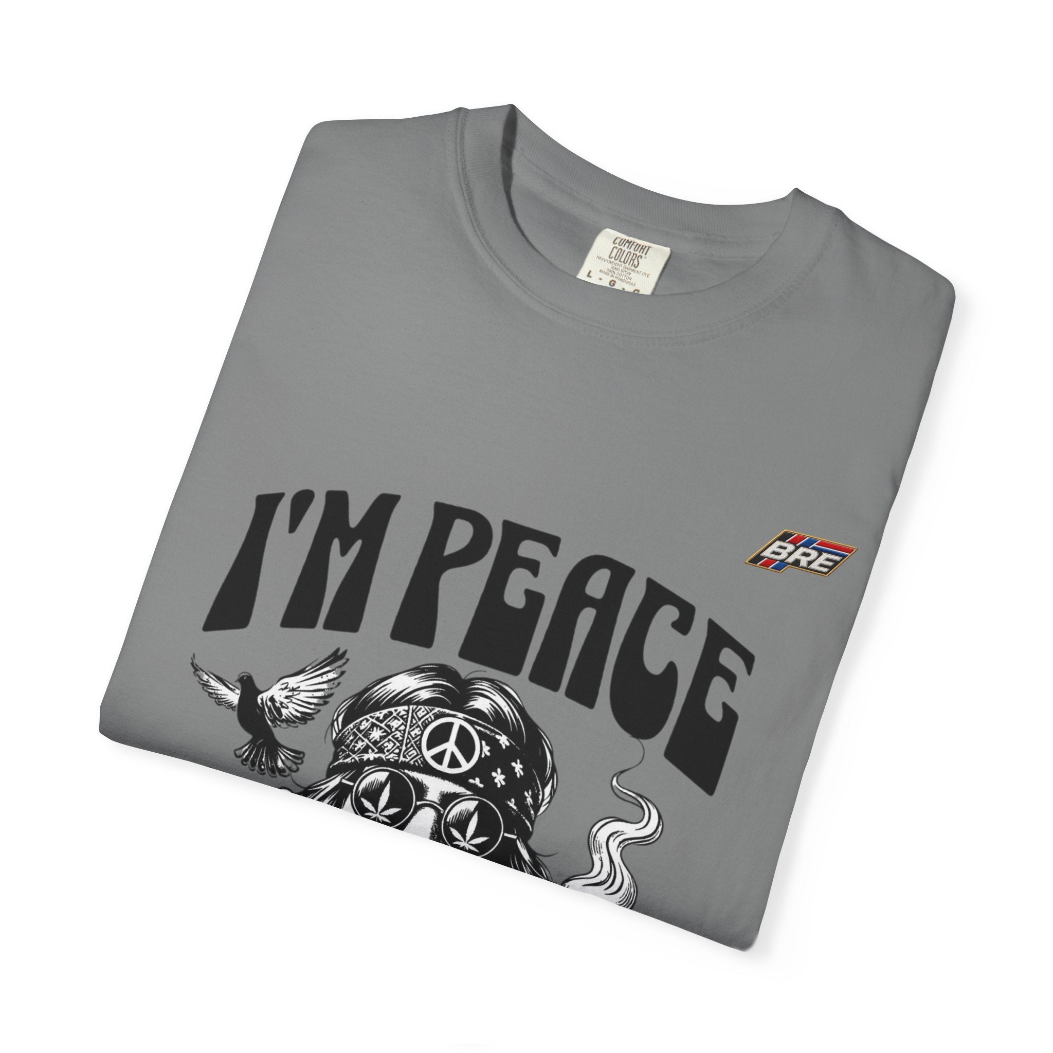 I'm Peace Vintage Hippie T-Shirt — Peace Sign, Dove & Retro Graphic Tee