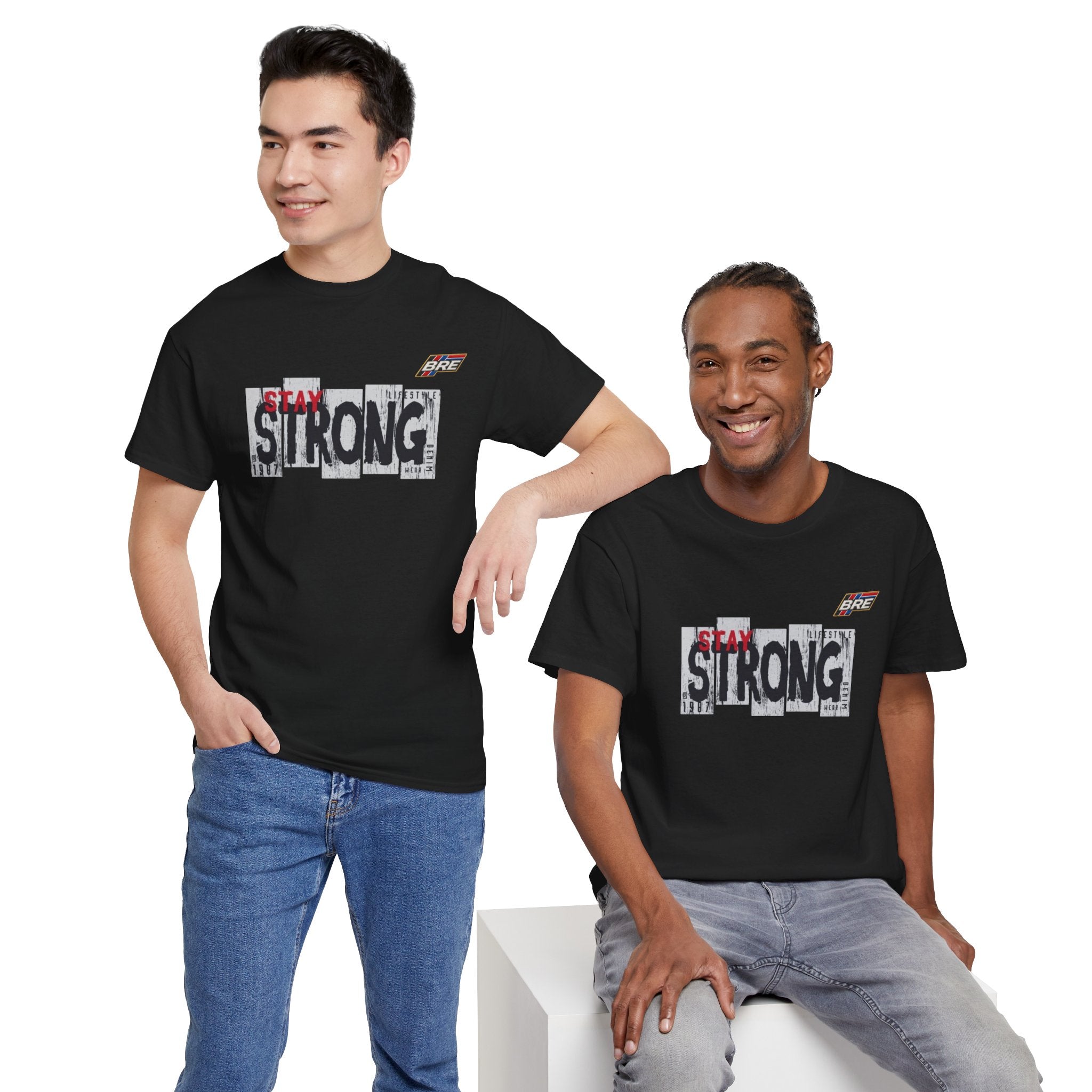 Stay Strong Graphic Tee — Inspirational Motivational T-Shirt