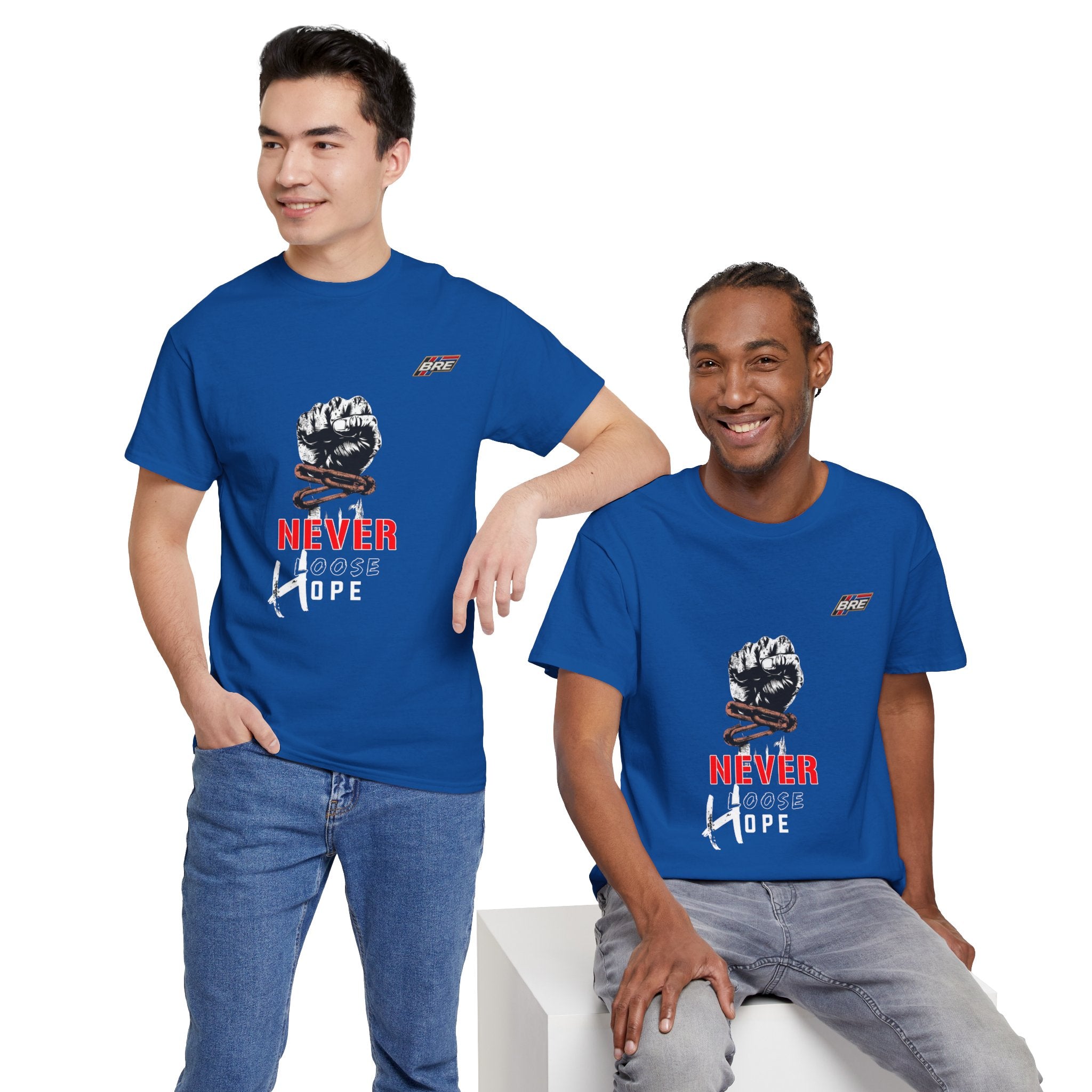 Never Lose Hope T‑Shirt — Motivational Fist Graphic Tee