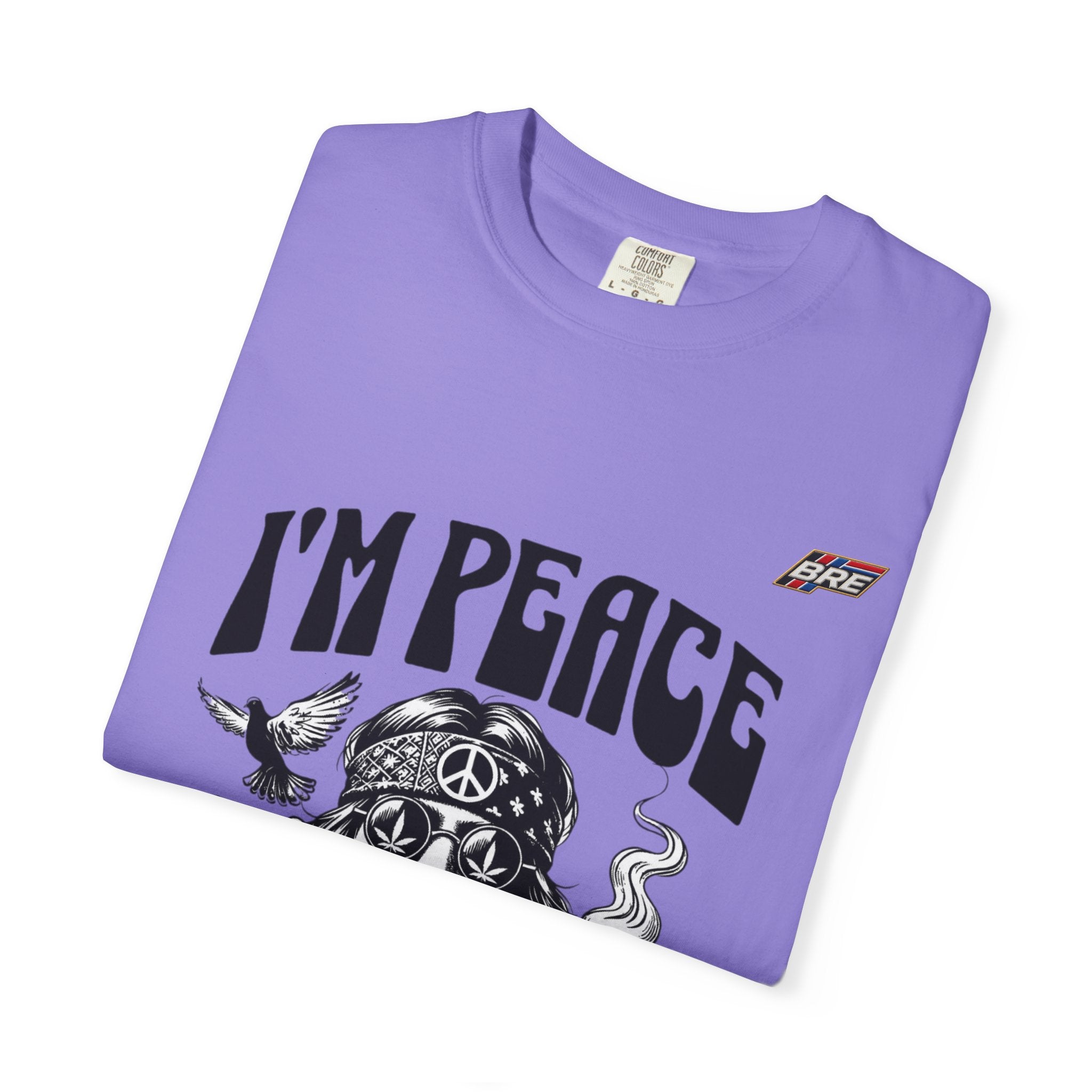 I'm Peace Vintage Hippie T-Shirt — Peace Sign, Dove & Retro Graphic Tee