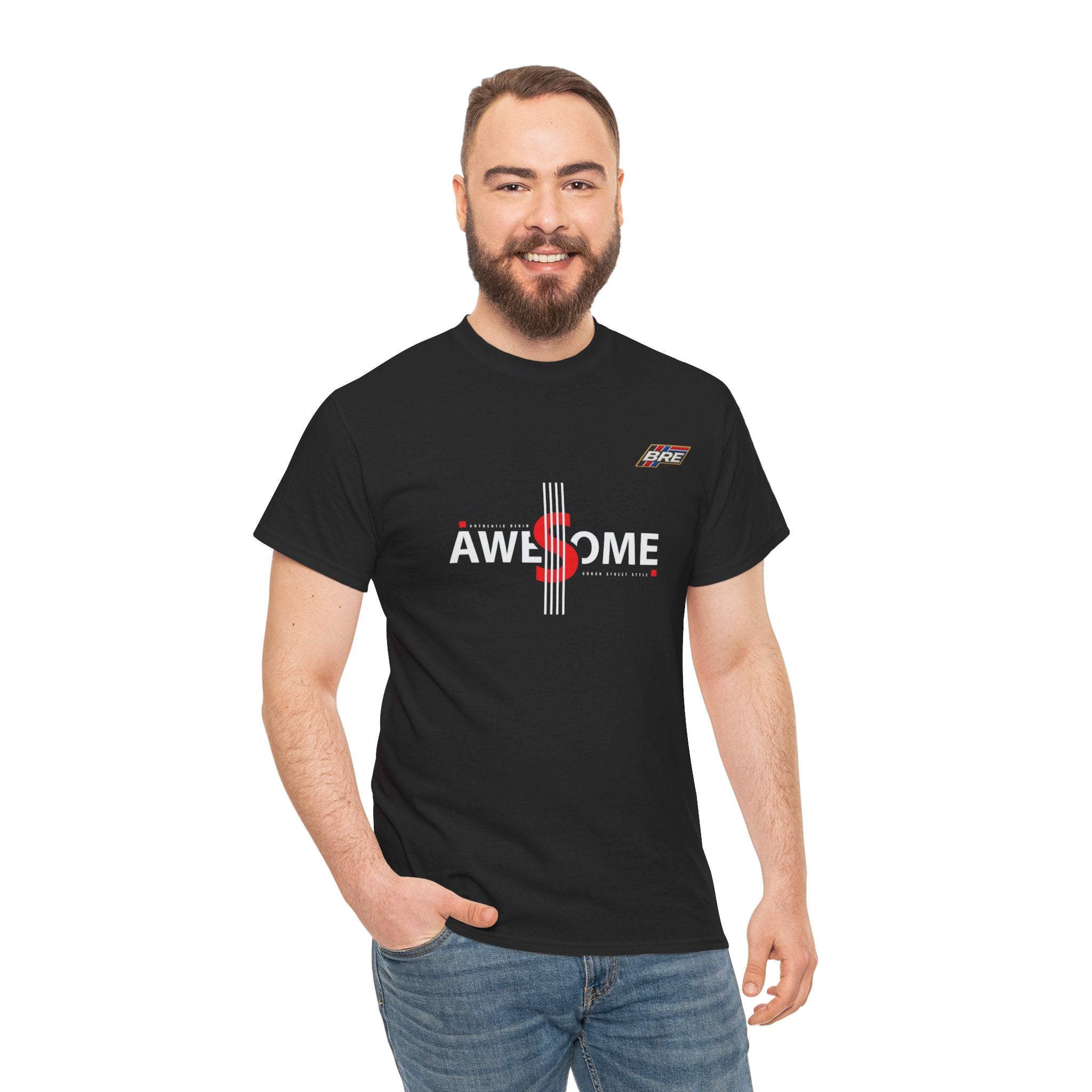 Awesome 5 Racing T‑Shirt — Retro Motorsports Graphic Tee