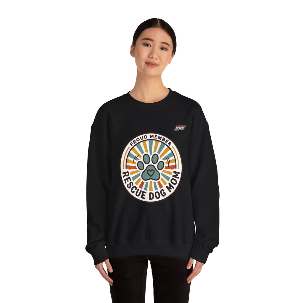 Rescue Dog Mom Sweatshirt | Rescue Pride, Fur Baby Crewneck