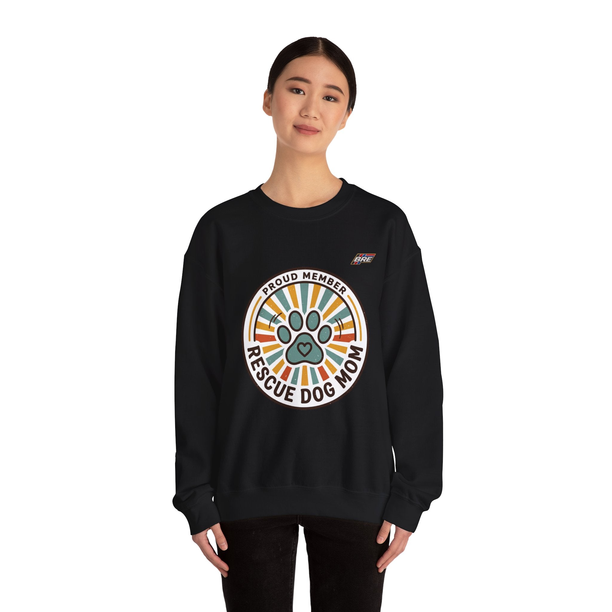 Rescue Dog Mom Sweatshirt | Rescue Pride, Fur Baby Crewneck