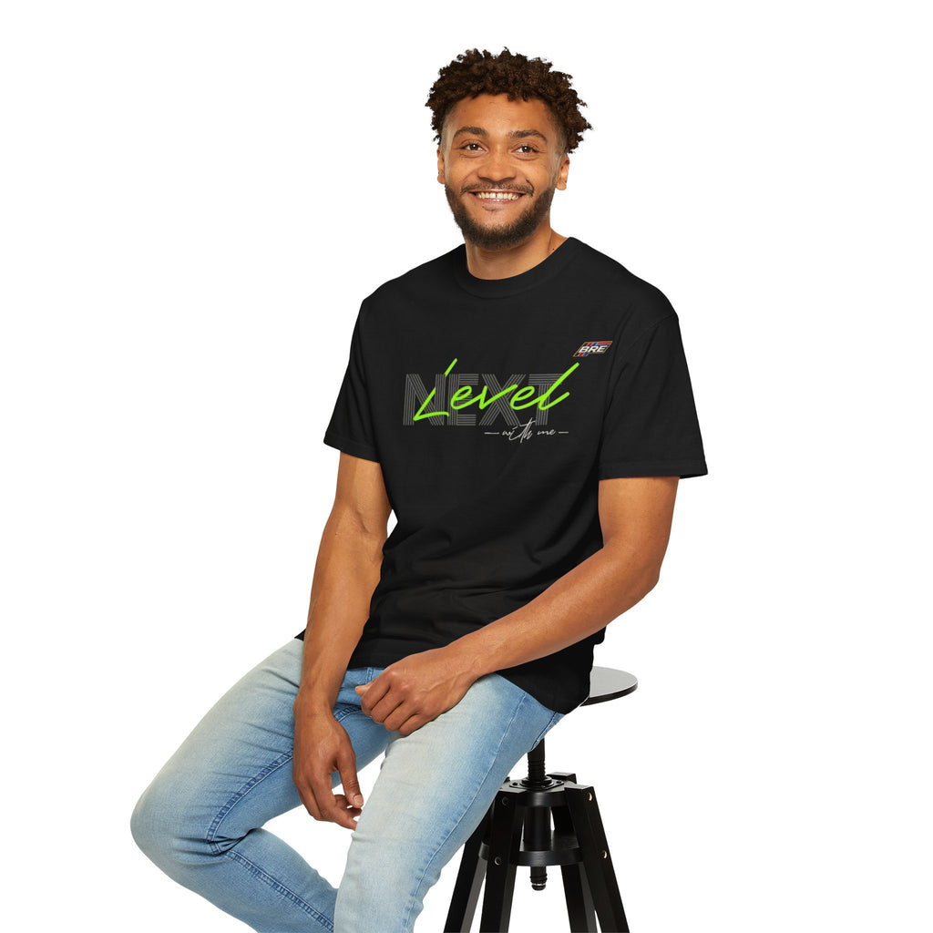 Level Up T-Shirt — Neon Script Graphic Tee