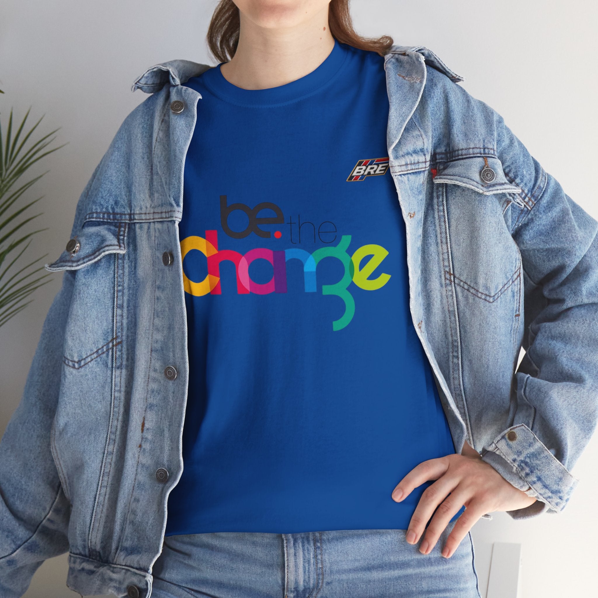 Be Change Colorful Graphic Tee — Inspirational LGBTQ+ Pride Shirt