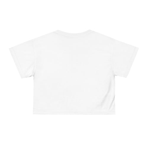 BRE Hustle Crop Tee — Retro Racing Logo Streetwear