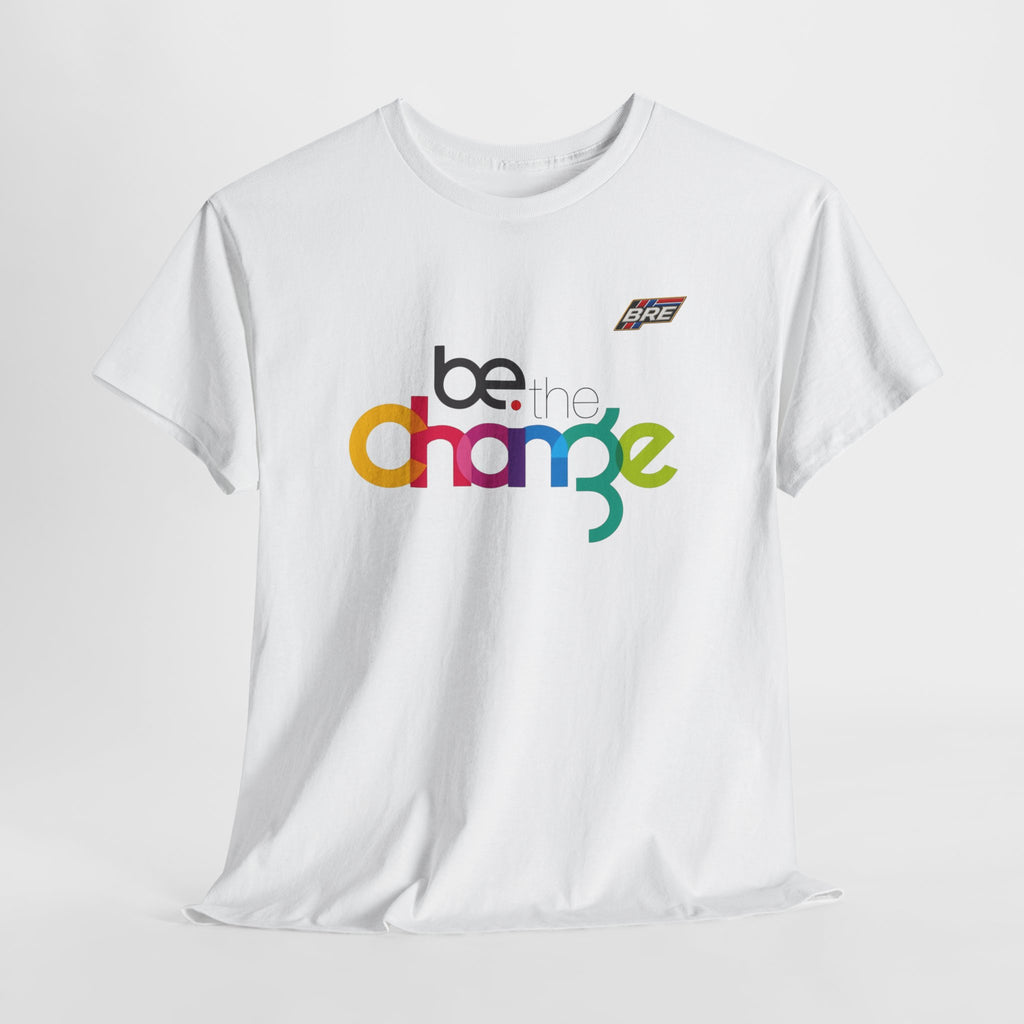 Be Change Colorful Graphic Tee — Inspirational LGBTQ+ Pride Shirt