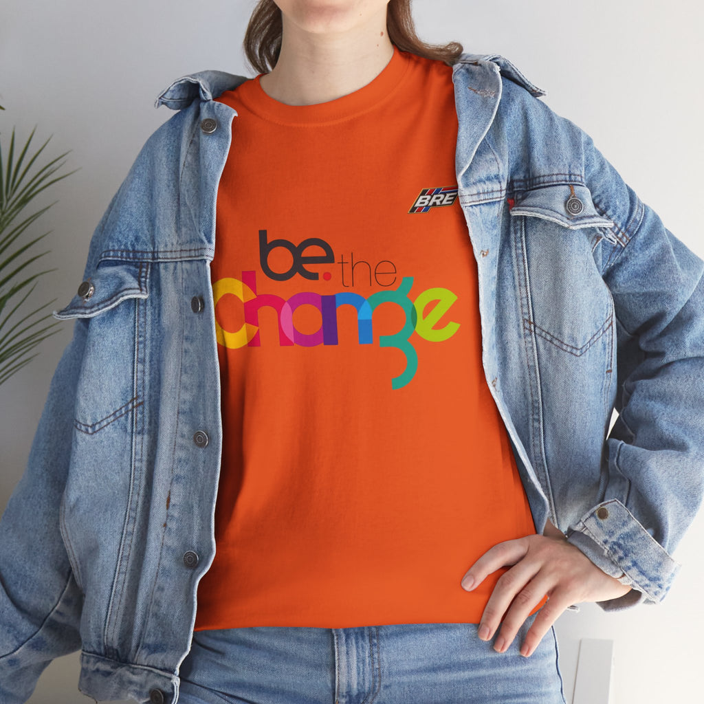 Be Change Colorful Graphic Tee — Inspirational LGBTQ+ Pride Shirt