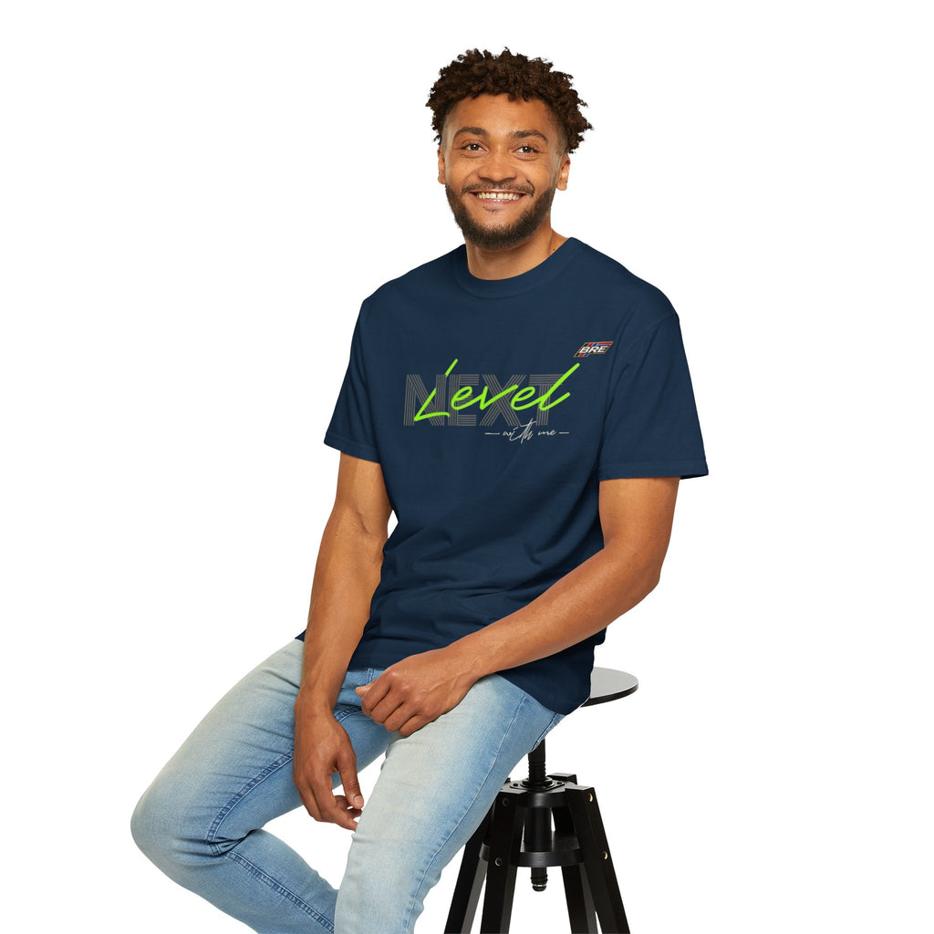 Level Up T-Shirt — Neon Script Graphic Tee