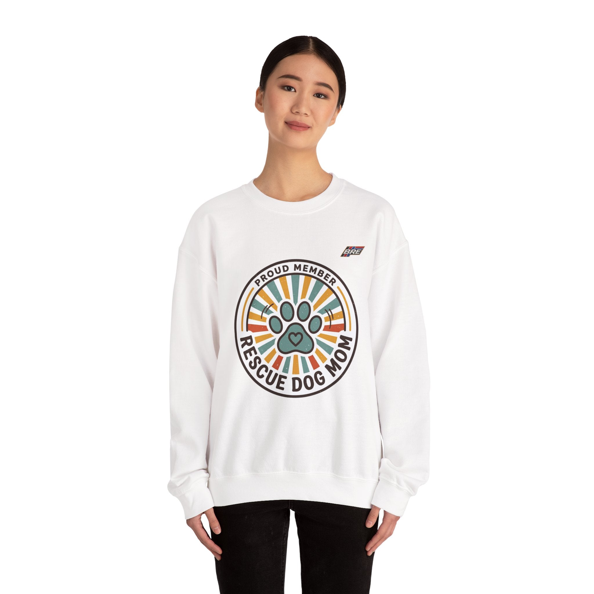 Rescue Dog Mom Sweatshirt | Rescue Pride, Fur Baby Crewneck