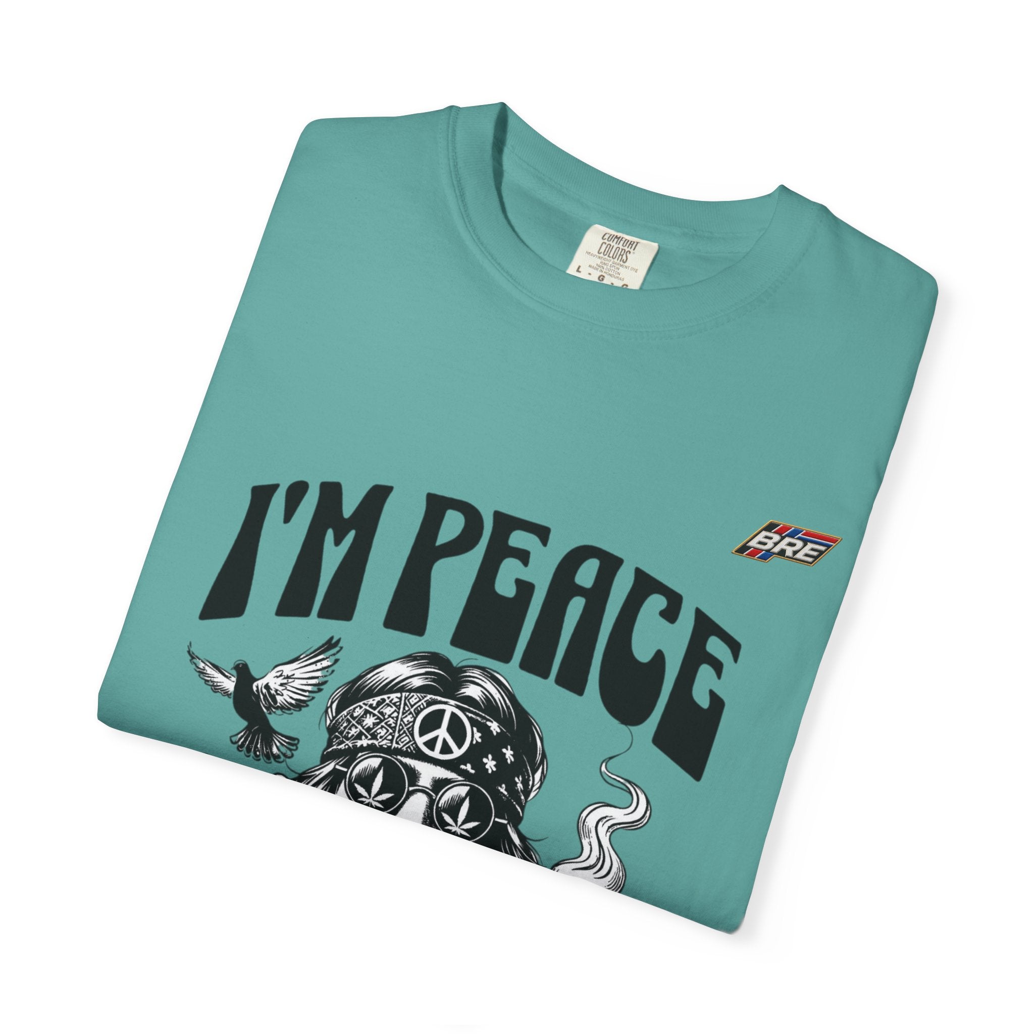 I'm Peace Vintage Hippie T-Shirt — Peace Sign, Dove & Retro Graphic Tee