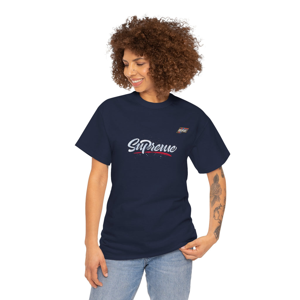 Supreme Script Logo T‑Shirt — Retro Streetwear Graphic Tee