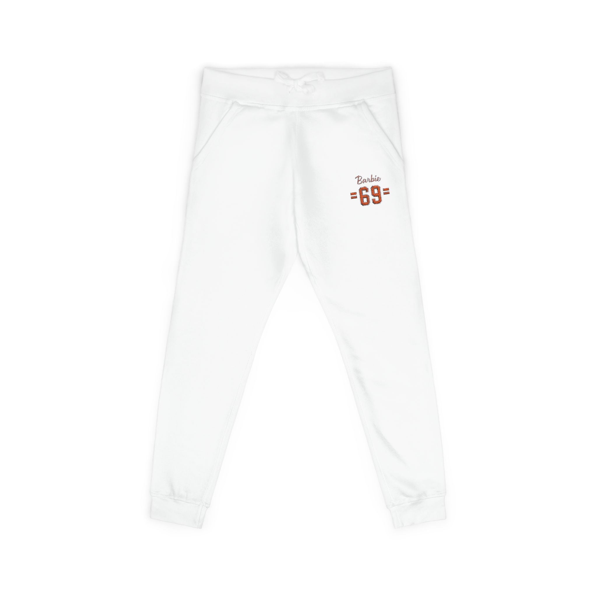 Embroidered 'Since 69' Fleece Sweatpants — Cozy Casual Joggers
