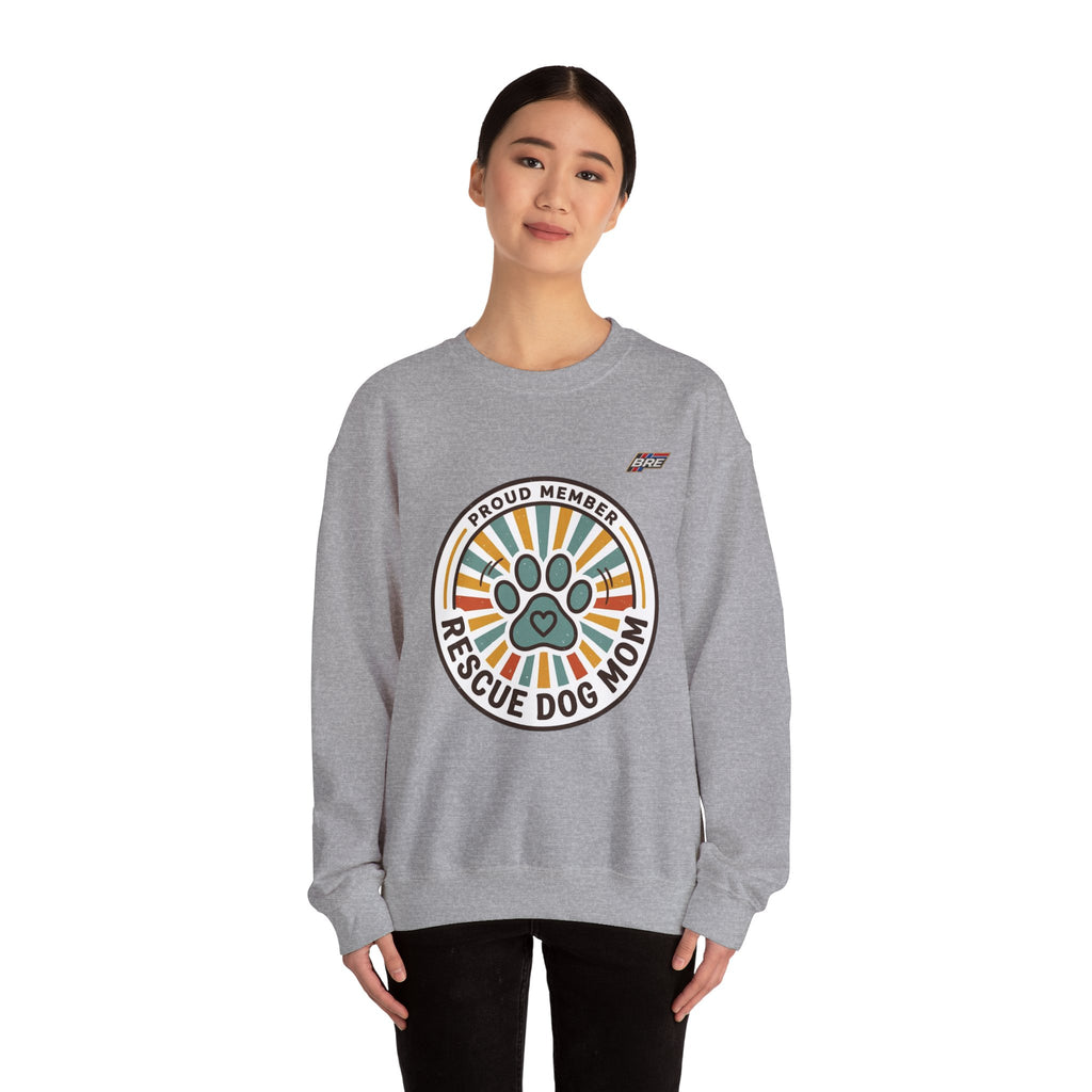 Rescue Dog Mom Sweatshirt | Rescue Pride, Fur Baby Crewneck