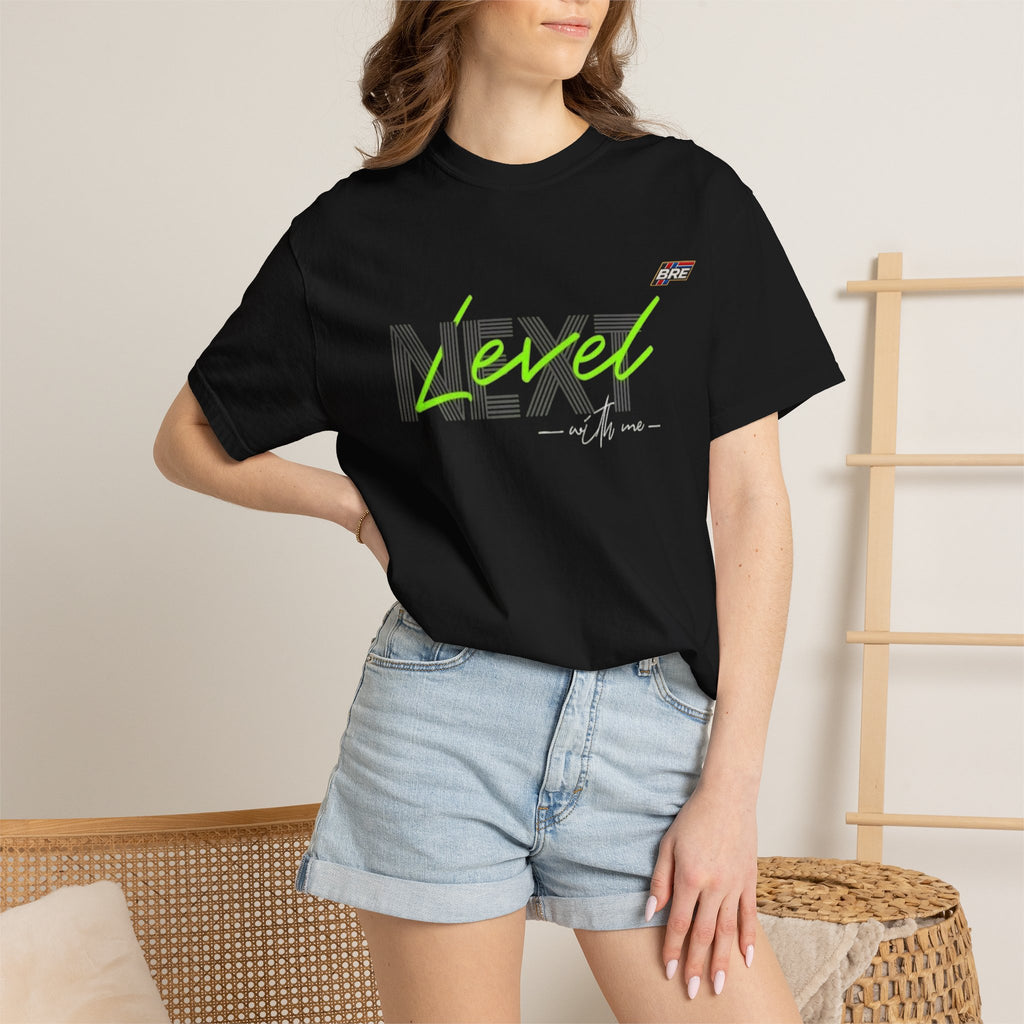 Level Up T-Shirt — Neon Script Graphic Tee