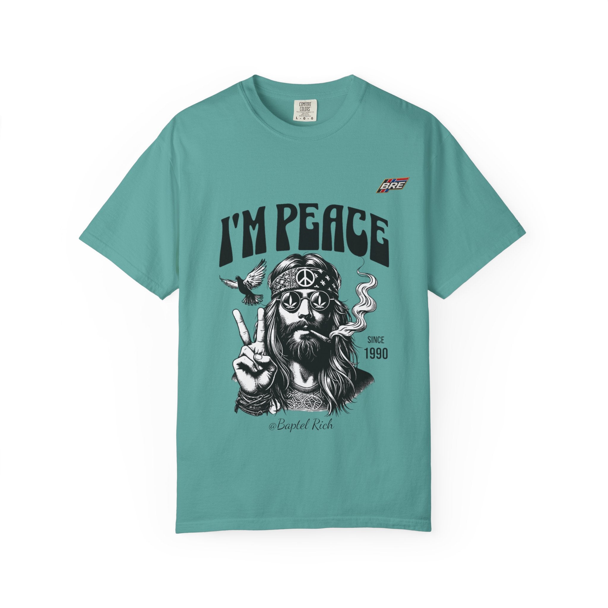 I'm Peace Vintage Hippie T-Shirt — Peace Sign, Dove & Retro Graphic Tee