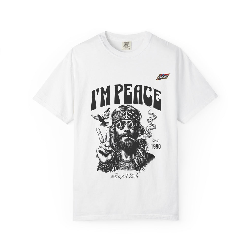 I'm Peace Vintage Hippie T-Shirt — Peace Sign, Dove & Retro Graphic Tee