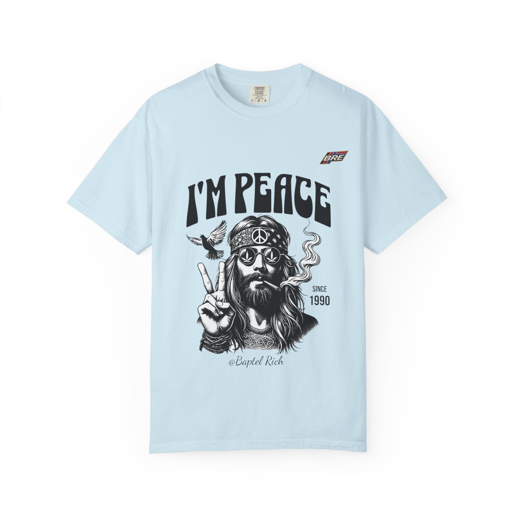 I'm Peace Vintage Hippie T-Shirt — Peace Sign, Dove & Retro Graphic Tee