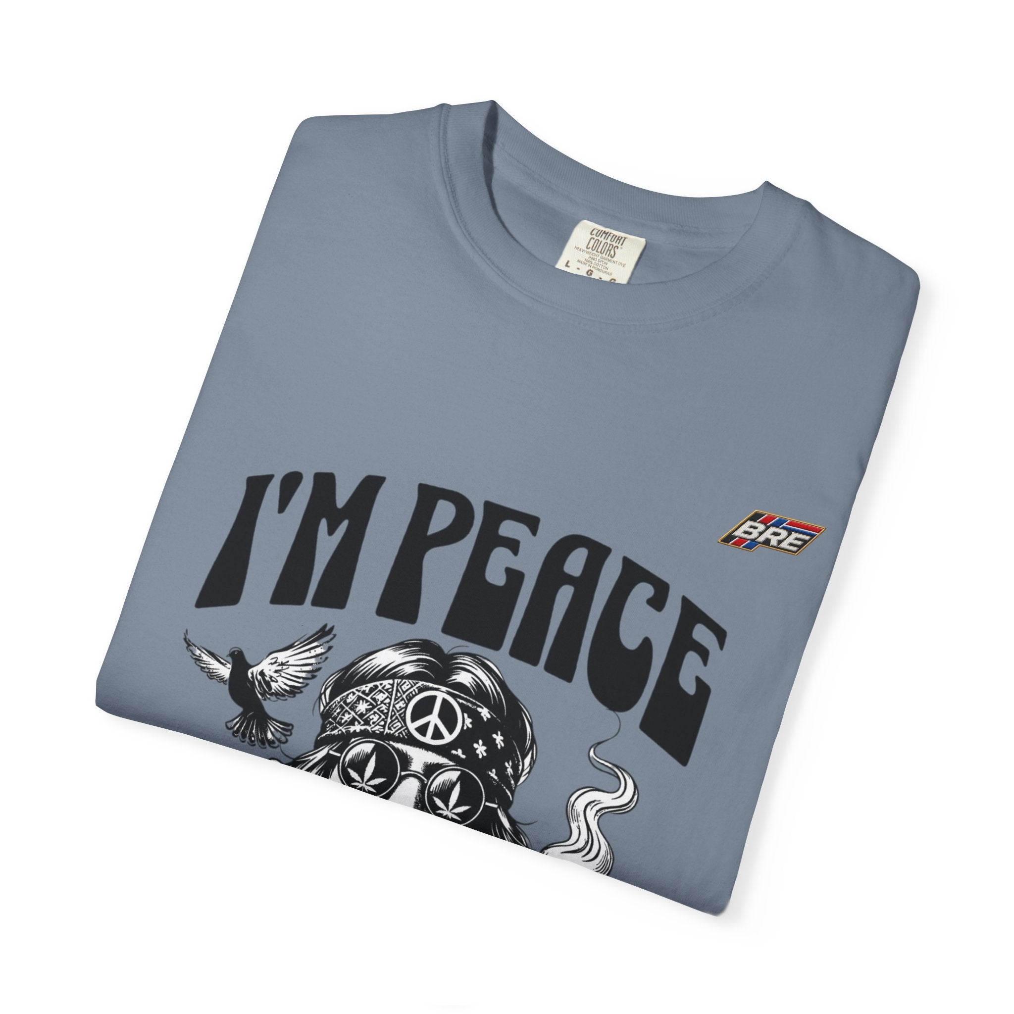 I'm Peace Vintage Hippie T-Shirt — Peace Sign, Dove & Retro Graphic Tee