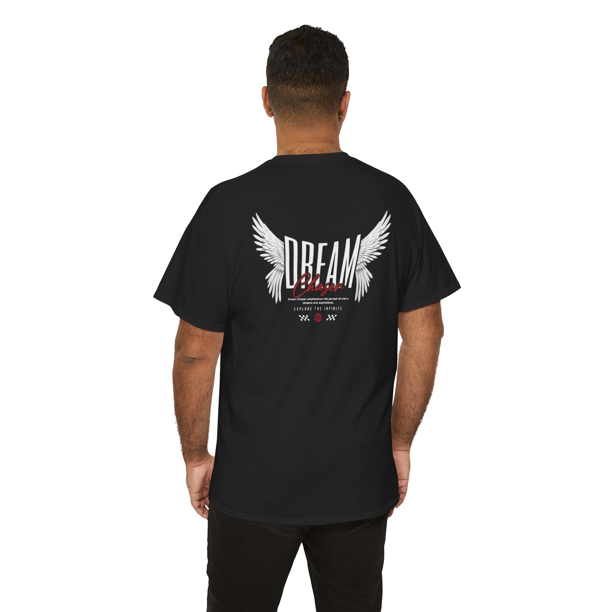Take Risk / Dream Wings Graphic Tee — Motivational Streetwear T-Shirt