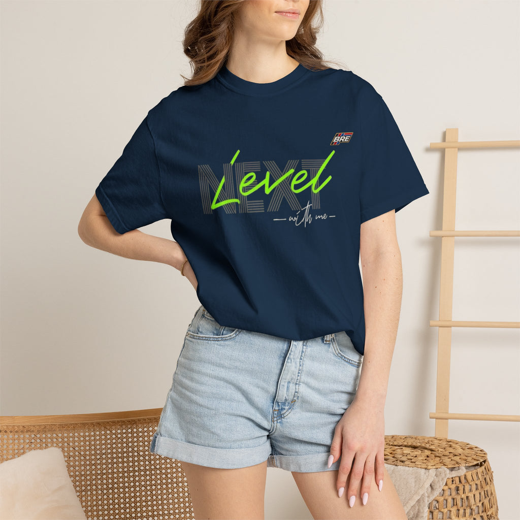 Level Up T-Shirt — Neon Script Graphic Tee